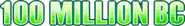 Logo of 100 Million BC image size 4094x576
