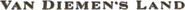 Logo of Van Diemen's Land image size 3910x202