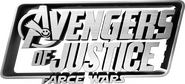 Logo of Avengers of Justice: Farce Wars image size 2779x1266