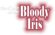 Logo of The Case of the Bloody Iris image size 1983x1287