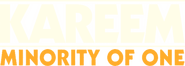Logo of Kareem: Minority of One image size 777x276