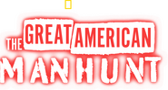 Logo of The Great American Manhunt image size 2412x1300