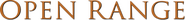 Logo of Open Range image size 784x86