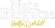 Logo of Nate Bargatze: Hello World image size 589x301