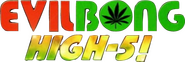 Logo of Evil Bong: High-5! image size 577x193