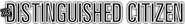 Logo of The Distinguished Citizen image size 1267x164