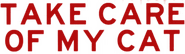 Logo of Take Care of My Cat image size 904x265