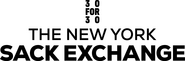 Logo of The New York Sack Exchange image size 3967x1300