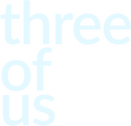 Logo of Three of Us image size 558x536