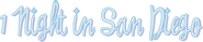 Logo of 1 Night in San Diego image size 4280x896
