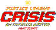 Logo of Justice League: Crisis on Infinite Earths Part Three image size 1499x797