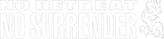 Logo of No Retreat, No Surrender image size 3079x725