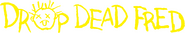 Logo of Drop Dead Fred image size 777x138