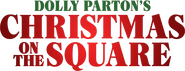Logo of Dolly Parton's Christmas on the Square image size 1162x444