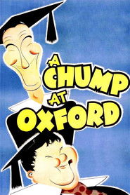 A Chump at Oxford Poster