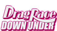 Logo of RuPaul's Drag Race Down Under image size 1042x571