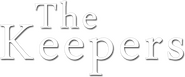 Logo of The Keepers image size 722x299