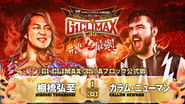 Backdrop of NJPW G1 Climax 35: Day 2 image size 3840x2160