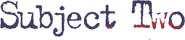 Logo of Subject Two image size 1212x262