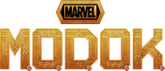 Logo of Marvel's M.O.D.O.K. image size 2971x1282