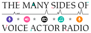 Logo of The Many Sides of Voice Actor Radio image size 1684x616