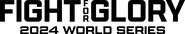 Logo of Fight for Glory: 2024 World Series image size 4774x883
