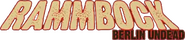 Logo of Rammbock: Berlin Undead image size 796x174