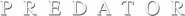 Logo of Predator image size 785x66