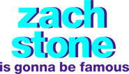 Logo of Zach Stone Is Gonna Be Famous image size 1391x800