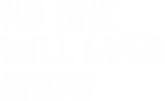 Logo of No One Will Ever Know image size 875x533