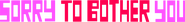 Logo of Sorry to Bother You image size 2383x289