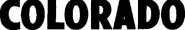 Logo of Colorado image size 551x89