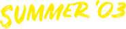 Logo of Summer '03 image size 2000x460