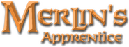 Logo of Merlin's Apprentice image size 794x291
