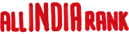 Logo of All India Rank image size 1255x332