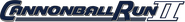 Logo of Cannonball Run II image size 782x95