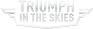 Logo of Triumph in the Skies image size 1264x400
