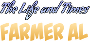 Logo of The Life and Times of Farmer Al image size 2773x1280