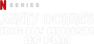 Logo of Aunty Donna's Big Ol House of Fun image size 607x284