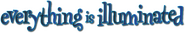 Logo of Everything Is Illuminated image size 793x143