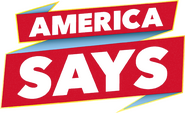 Logo of America Says image size 1630x999