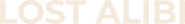 Logo of The Lost Alibi image size 768x100