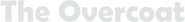 Logo of The Overcoat image size 782x94