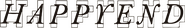 Logo of Happyend image size 1079x165