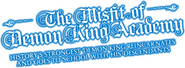 Logo of The Misfit of Demon King Academy image size 798x293