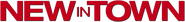 Logo of New in Town image size 784x95