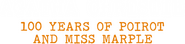 Logo of Agatha Christie: 100 Years of Poirot and Miss Marple image size 1276x302