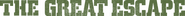 Logo of The Great Escape image size 2345x201