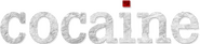 Logo of Cocaine image size 1263x279