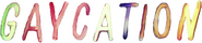 Logo of Gaycation image size 961x206